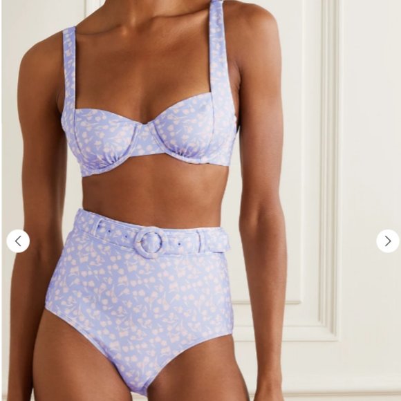 Peony Other - Peony Swimwear Bikini Set - Top and Belted Bottom